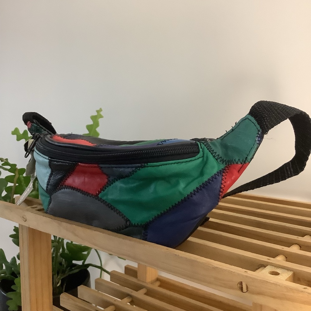 Colorful Patchwork Belt Bag - Picture 4 of 7